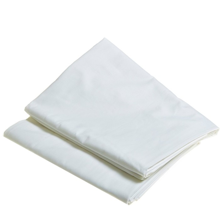 Single Fitted Sheet 50/50 Poly Cotton - White