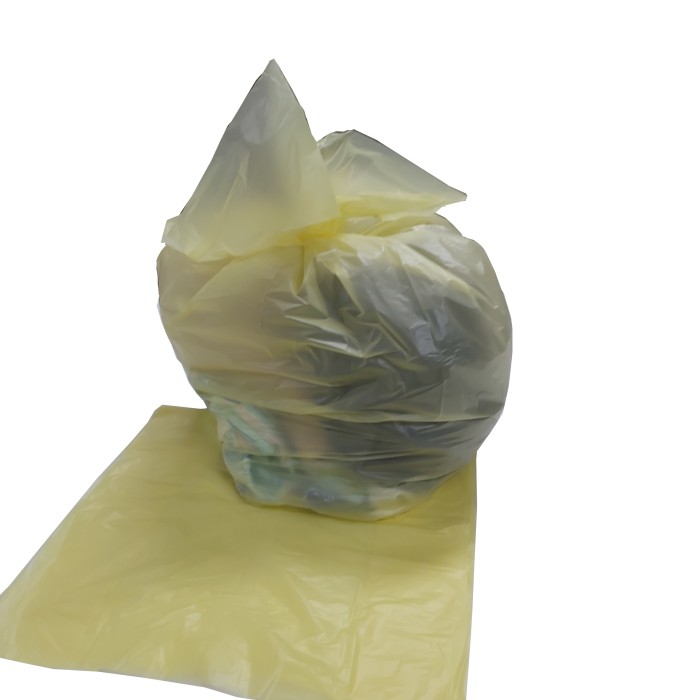 Soluble Seam Bags 720x990mm (ctn 200), Yellow