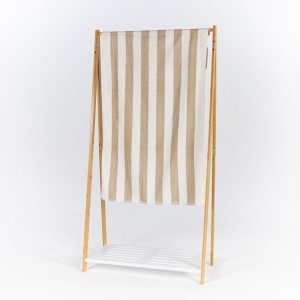 Towel - Pool Towel 70x150cm  Beige Stripe