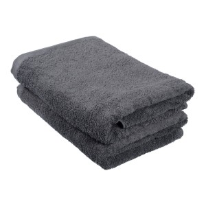 Towel Vat Dyed - Charcoal Grey 70 x 140cm