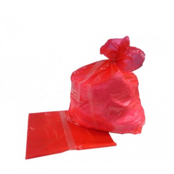 Soluble Seam Bags 720x990mm (ctn 200), Red