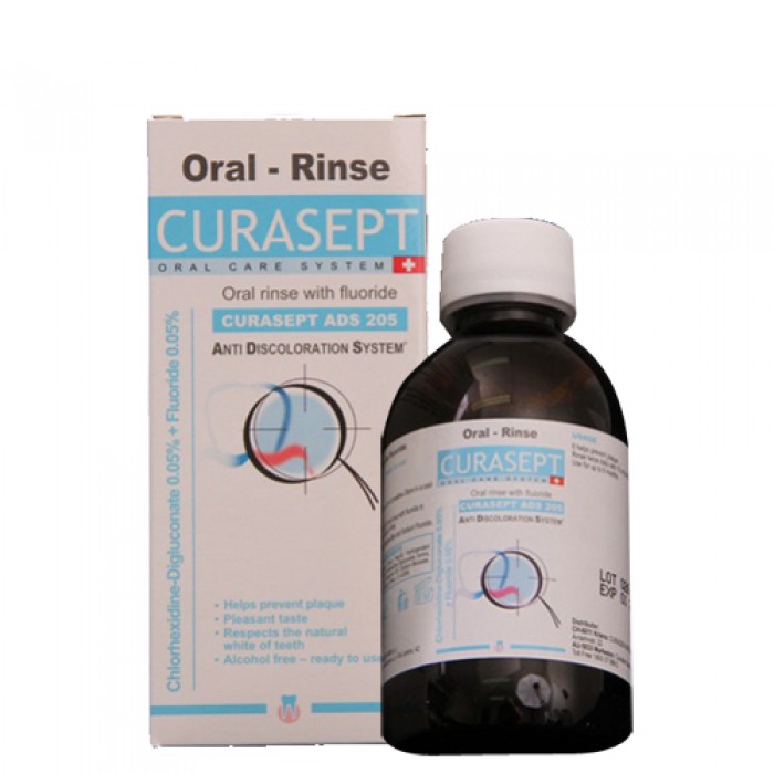 Curasept Oral Care Rinse (0.05% Chlorhexidine & 0.05% Fluoride)