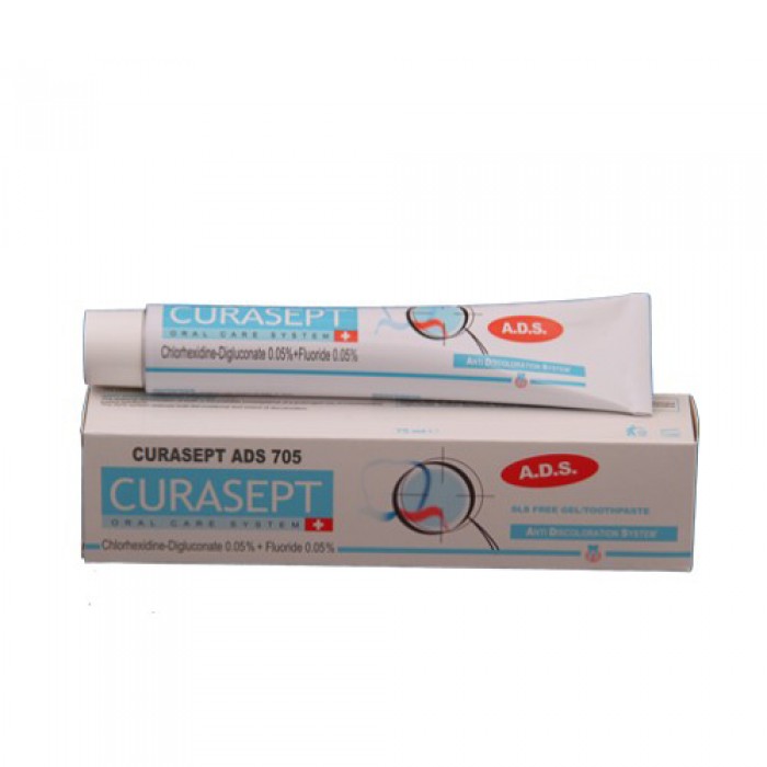 Curasept Gel Toothpaste (0.05% Chlorhexidine), 75ml - ADS705